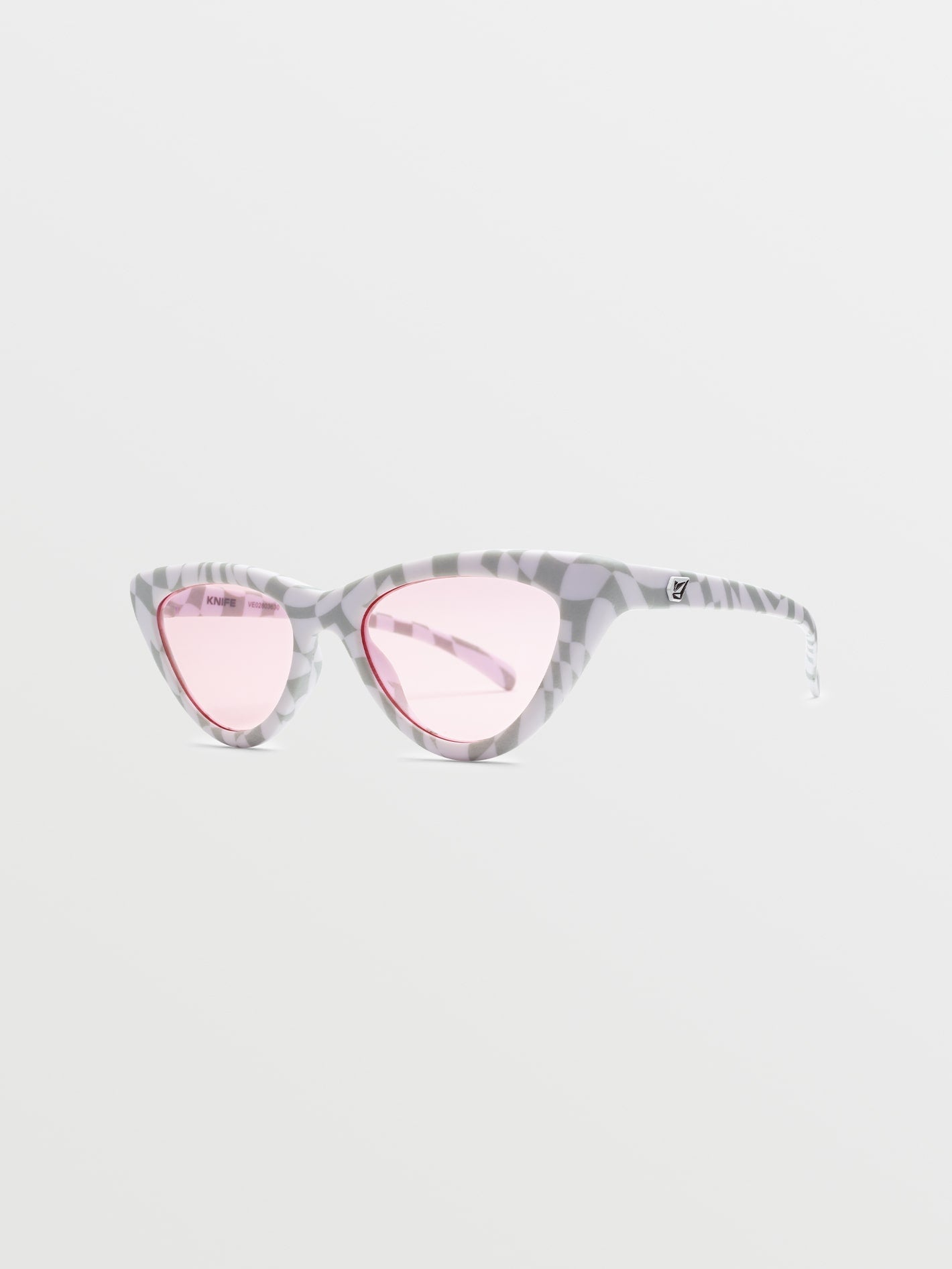Knife Check Her Sunglasses (Rose Lens) - CHEETAH