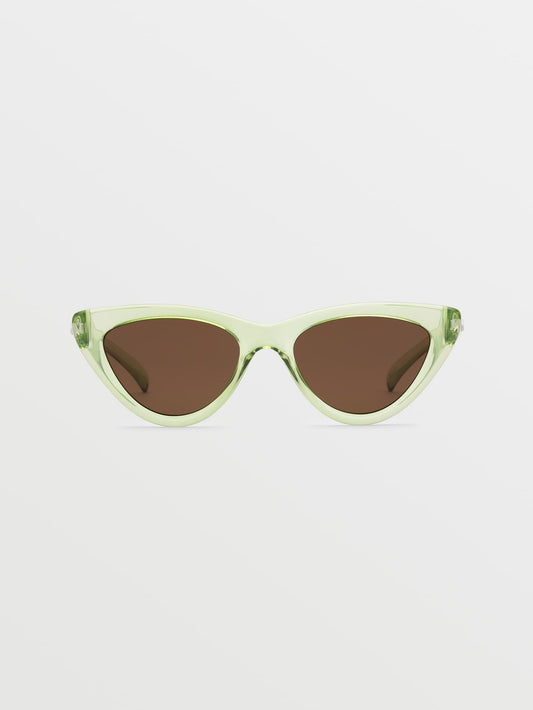 Knife Gloss Sea Foam Sunglasses (Bronze Lens) - SEA GLASS