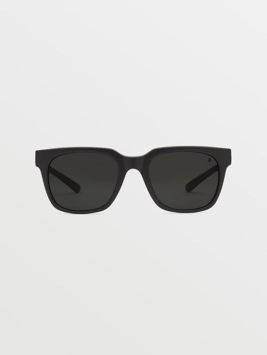 Morph Matte Black Sunglasses (Gray Polar Lens) - BLACK