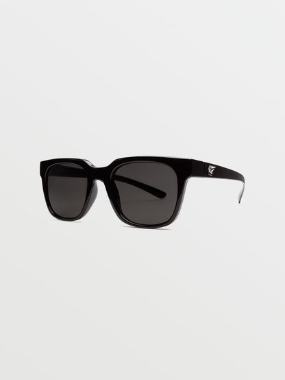 Morph Gloss Black Sunglasses (Gray Lens) - GRAY