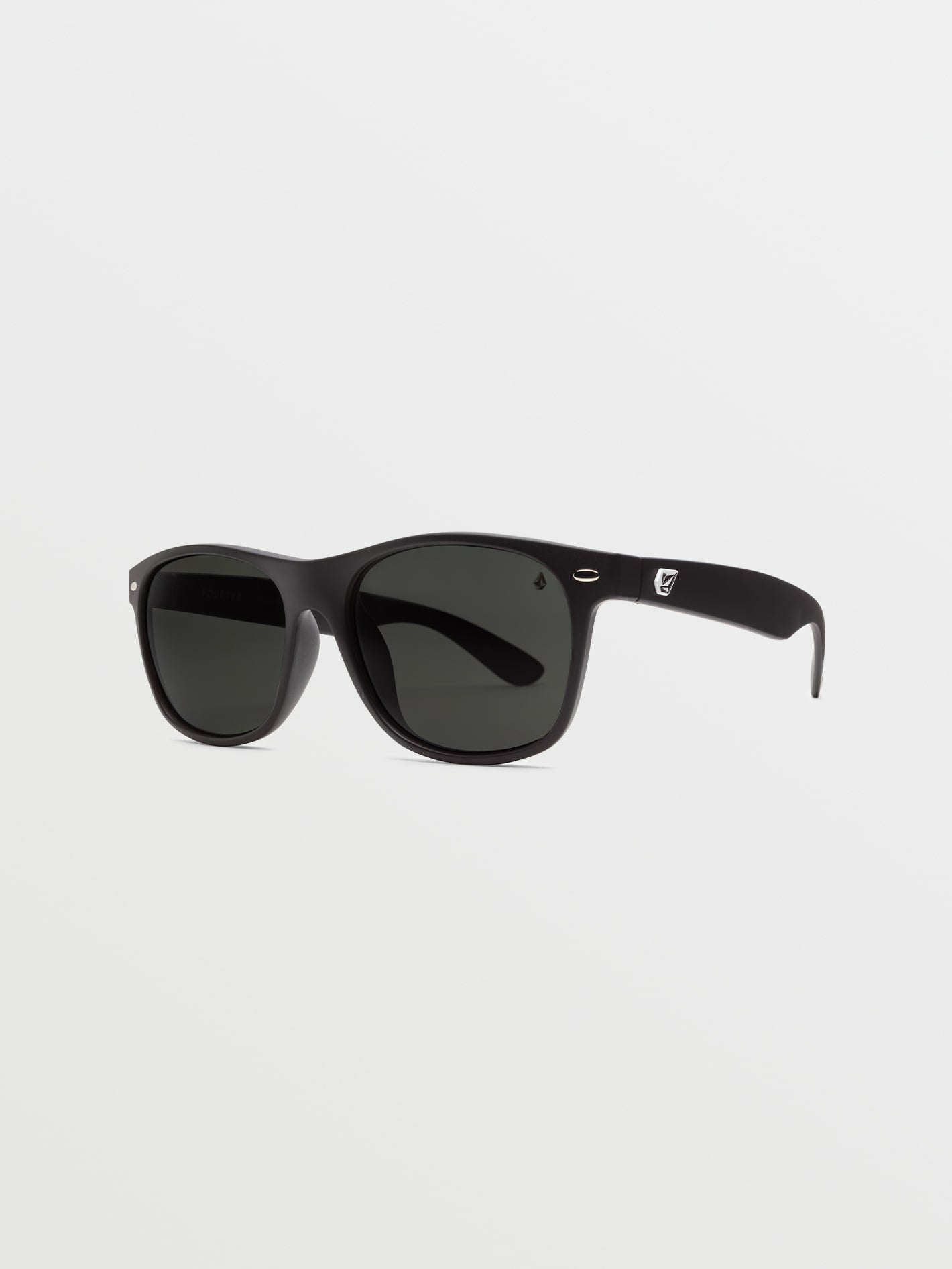Fourty 6 Matte Black Sunglasses (Gray Polar Lens) - GRAY POLAR
