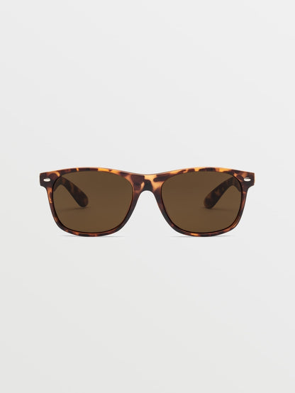 Fourty 6 Matte Tort Sunglasses (Bronze Lens) - BRONZE