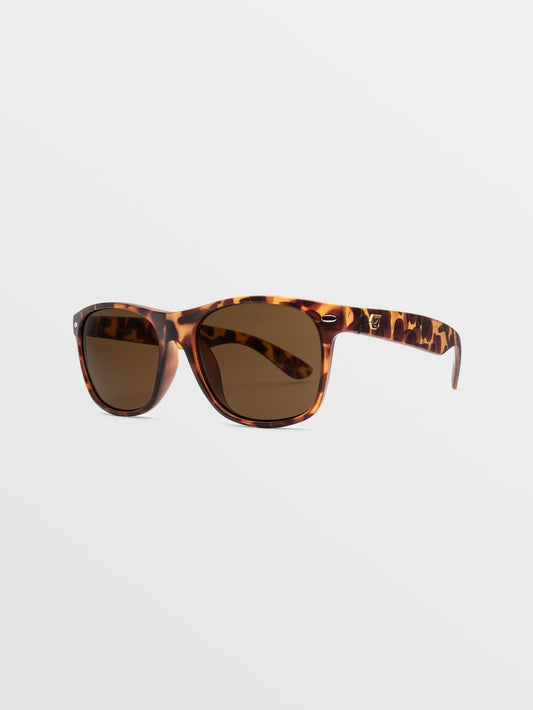 Fourty 6 Matte Tort Sunglasses (Bronze Lens) - BRONZE