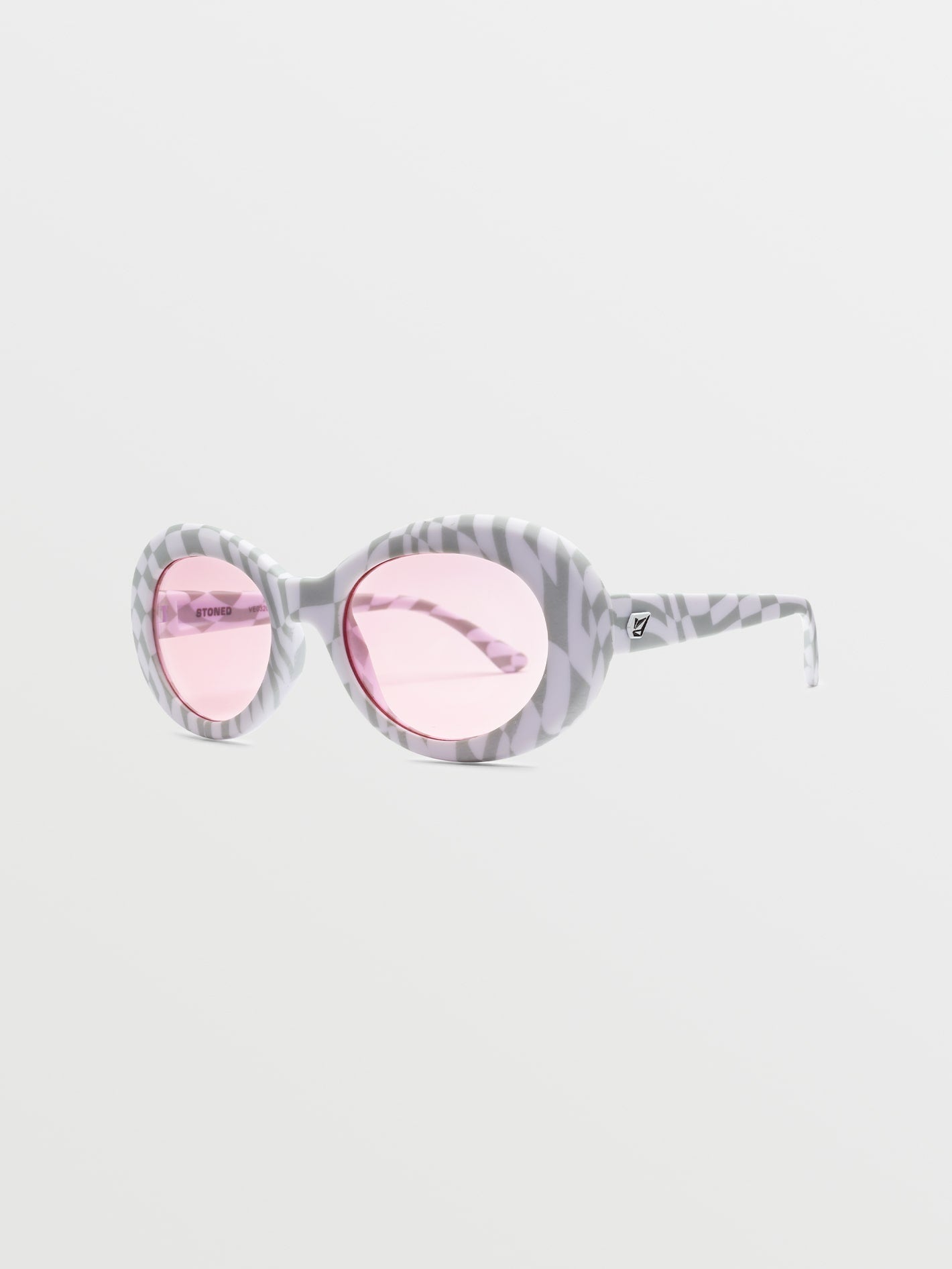 Stoned Check Her Sunglasses (Rose Lens) - CHEETAH