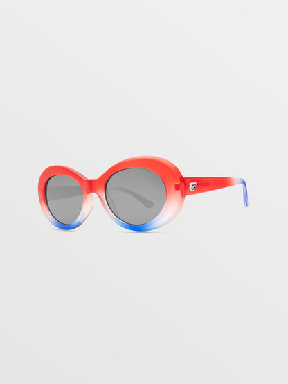 Stoned Stars & Stripes Sunglasses (Silver Mirror Lens) - STORMY SEA