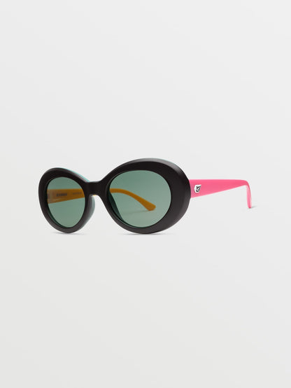 Stoned Volcom Ent Sunglasses (Teal Lens) - VOLCANO