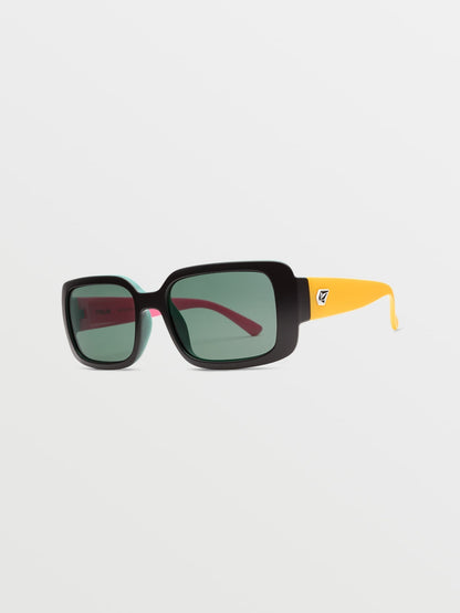 True Volcom Ent Sunglasses (Teal Lens) - VOLCANO