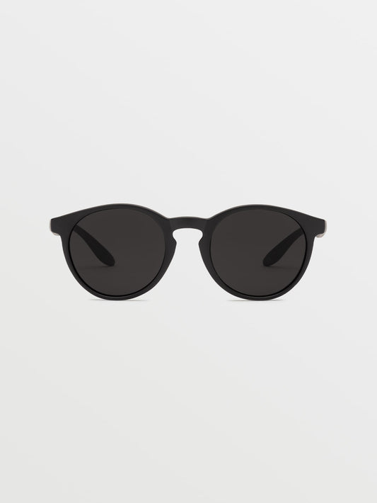 Subject Matte Black Sunglasses (Gray Lens) - GRAY