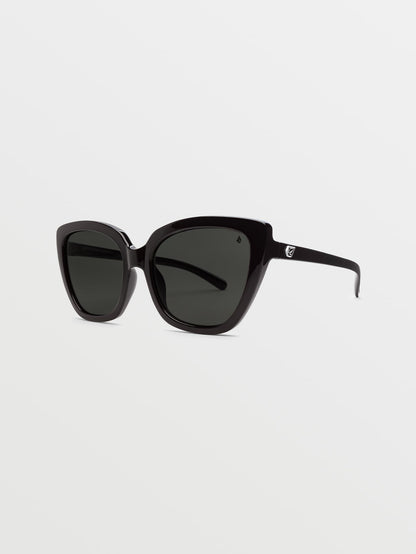 Milli Gloss Black Sunglasses (Gray Polar Lens) - GRAY POLAR