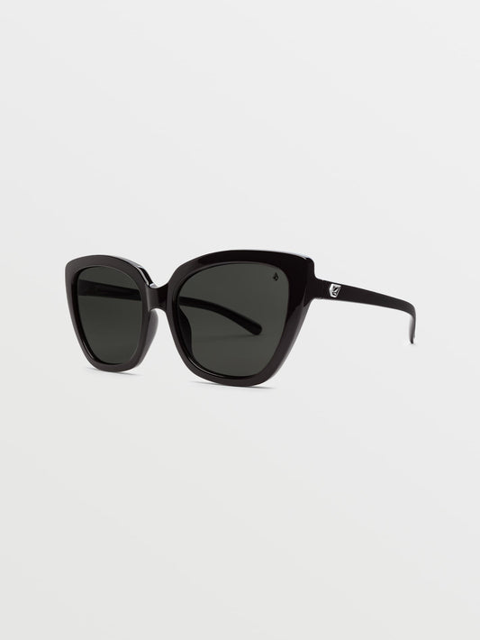 Milli Gloss Black Sunglasses (Gray Polar Lens) - GRAY POLAR