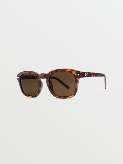 Earth Tripper Matte Tort Sunglasses (Bronze Lens) - MARTINI OLIVE