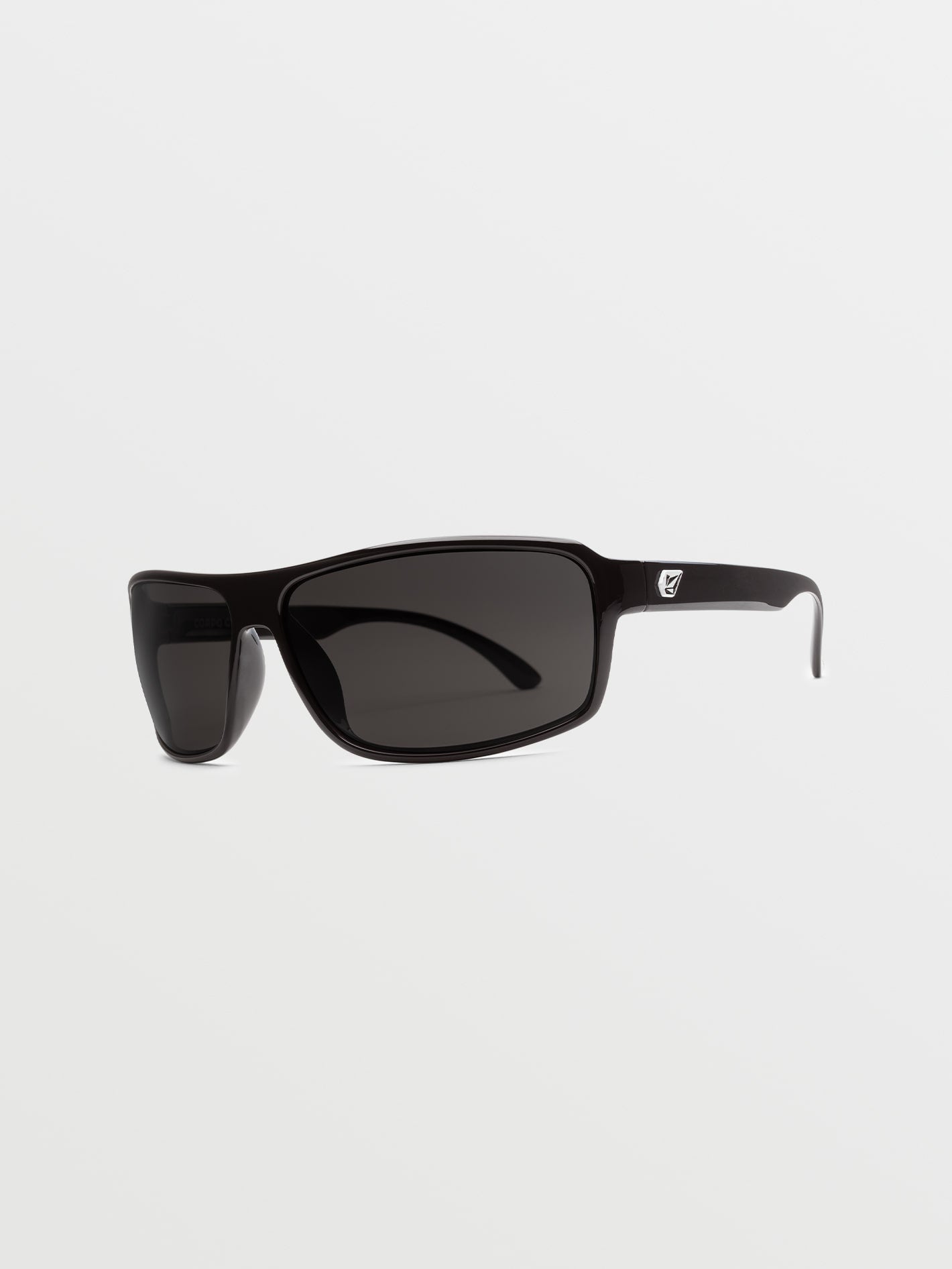 Corpo Class Gloss Black Sunglasses (Gray Lens) - BLACK