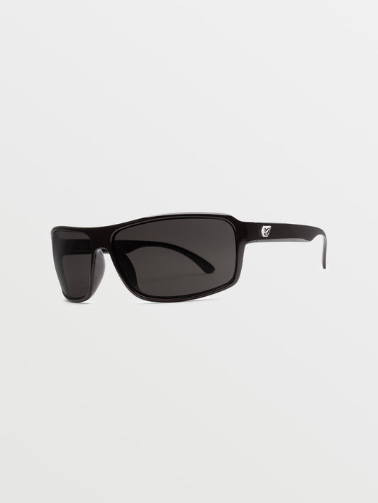 Corpo Class Gloss Black Sunglasses (Gray Lens) - BLACK
