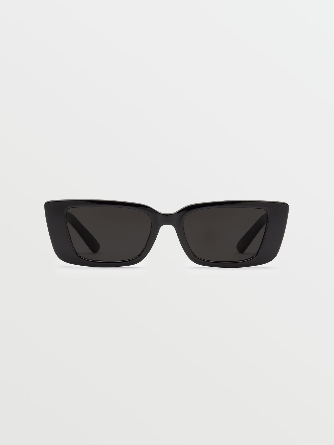 Strange Land Gloss Black Sunglasses (Gray Lens) - BLACK