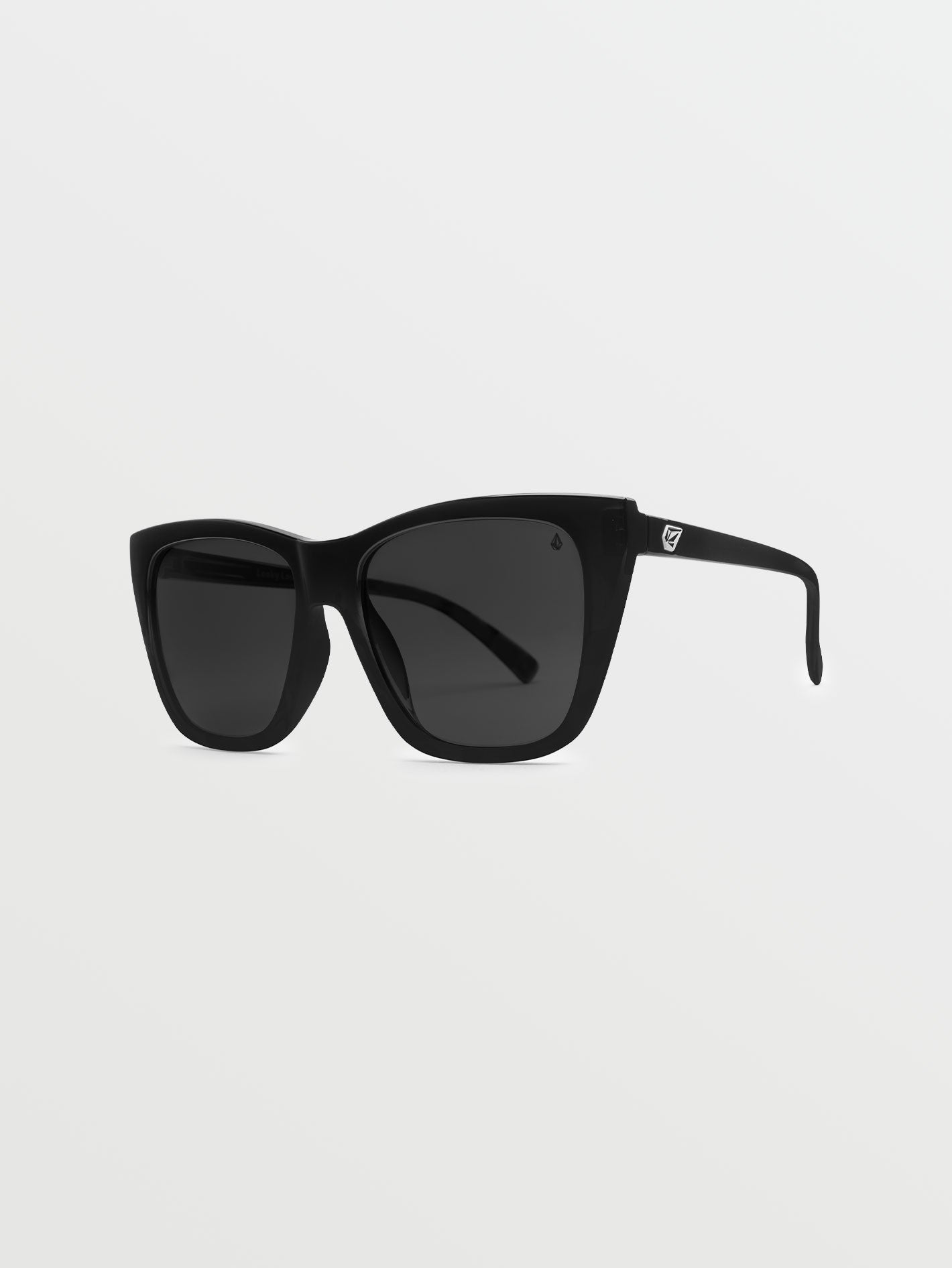 Looky Lou Gloss Black Sunglasses (Gray Lens) - BLACK