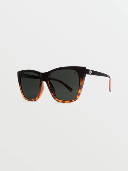 Looky Lou Gloss Darkside Sunglasses (Gray Polar Lens) - DEAD ROSE