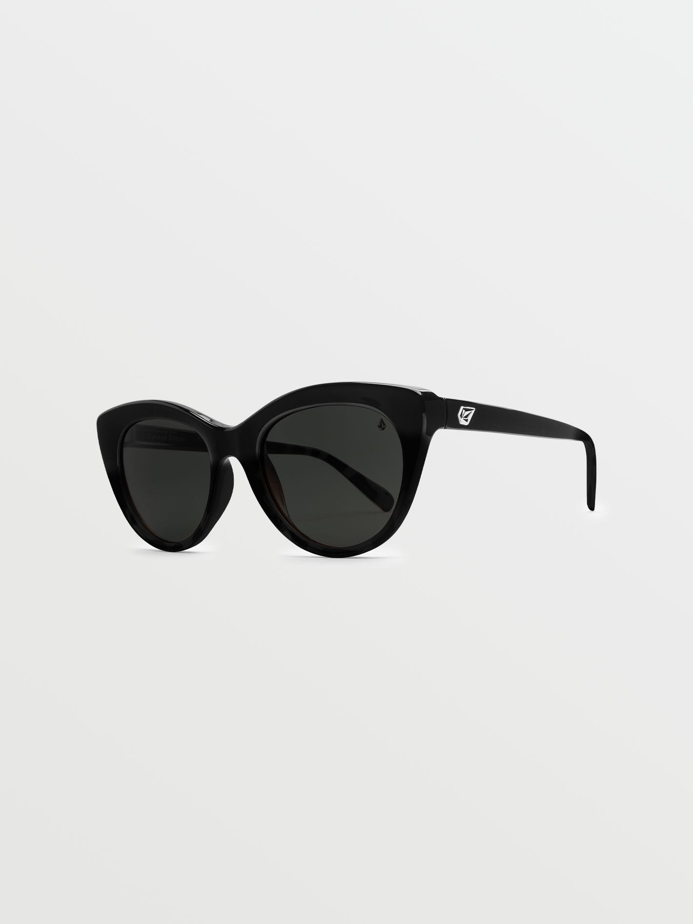 Eyeeye Stone Gloss Black Sunglasses (Gray Lens) - BLACK