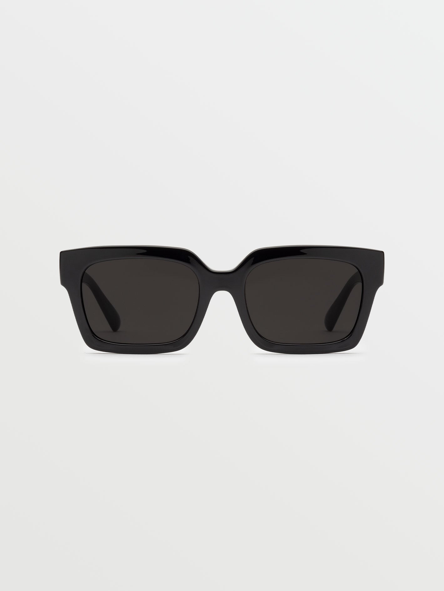 Domeinator Gloss Black Sunglasses (Gray Lens) - BLACK