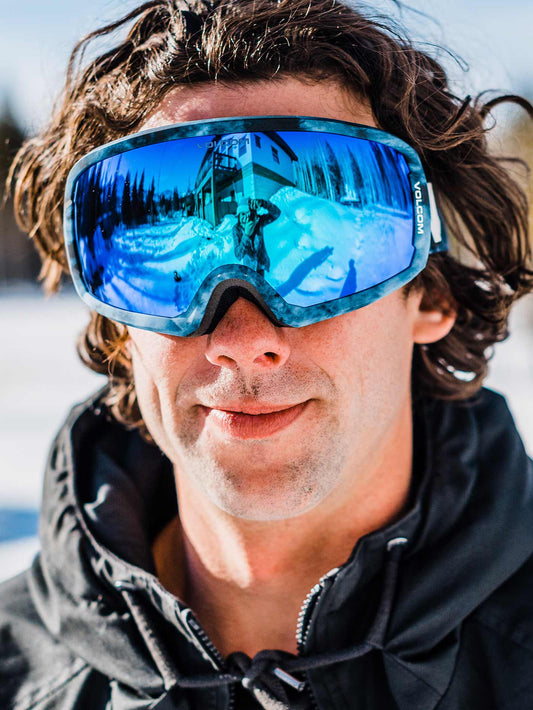 Migrations Lagoon Tie-Dye Goggle - Blue Chrome