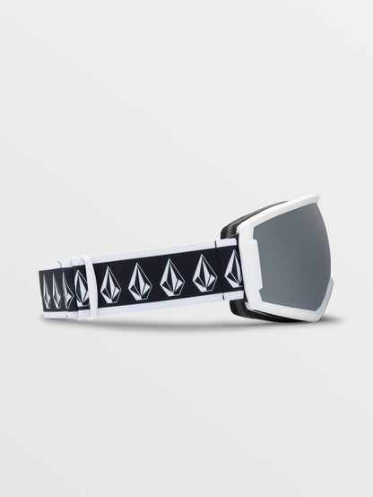 Migrations White Rerun Goggle - Silver Chrome