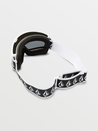 Migrations White Rerun Goggle - Silver Chrome