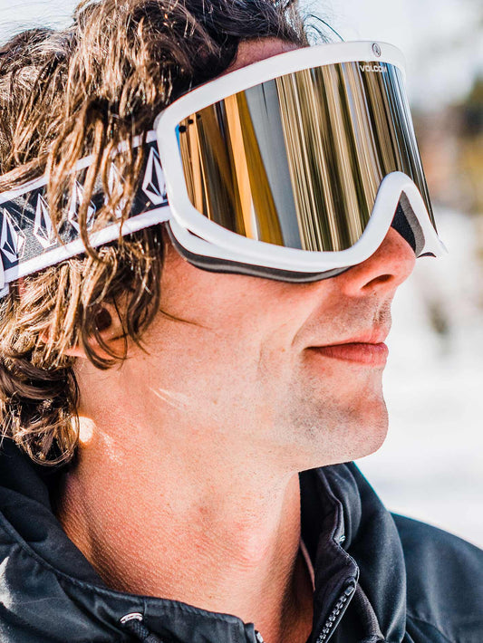 Migrations White Rerun Goggle - Silver Chrome