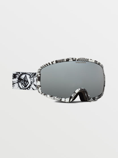 Migrations Op Art Goggle - Silver Chrome
