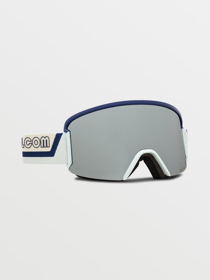 Garden Dark Blue/Off White/Sky Goggle - Silver Chrome