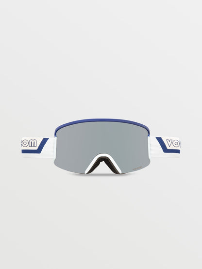 Garden Dark Blue/Off White/Sky Goggle - Silver Chrome
