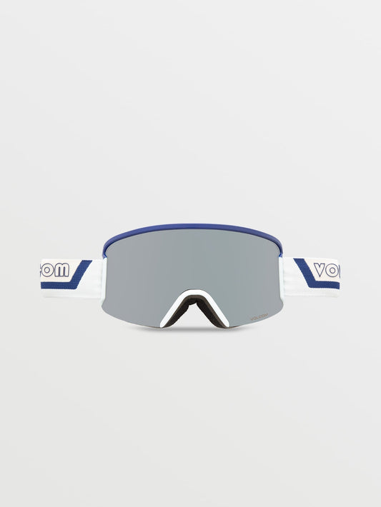 Garden Dark Blue/Off White/Sky Goggle - Silver Chrome