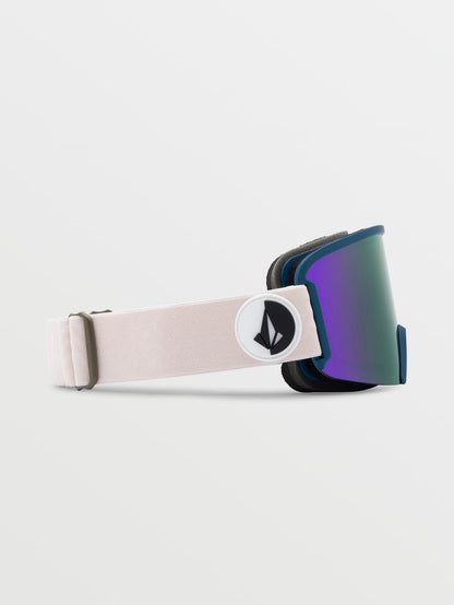 Garden Party Pink/Slate Blue Goggle - Purple Chrome