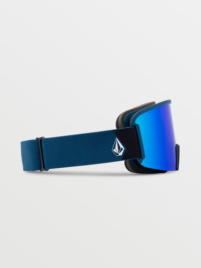 Garden Slate Blue Goggle - Blue Chrome