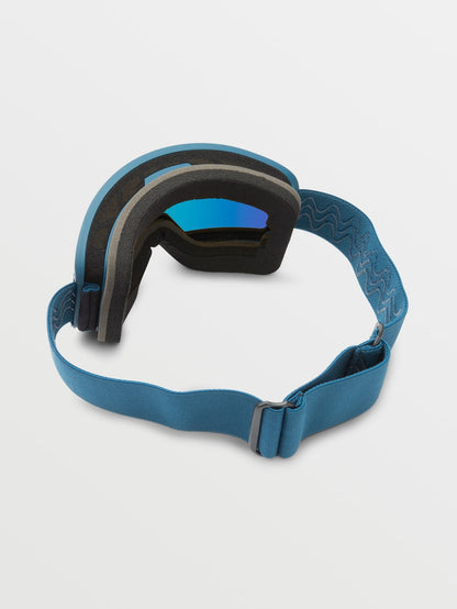 Garden Slate Blue Goggle - Blue Chrome