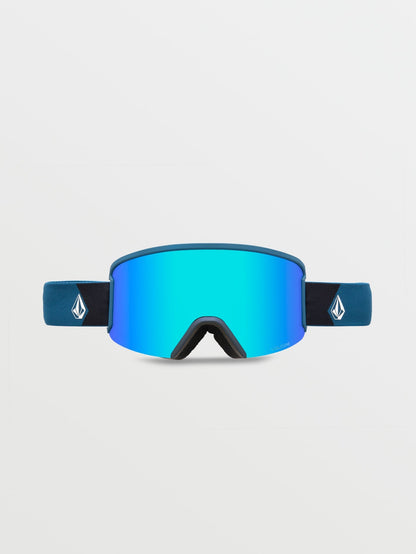 Garden Slate Blue Goggle - Blue Chrome