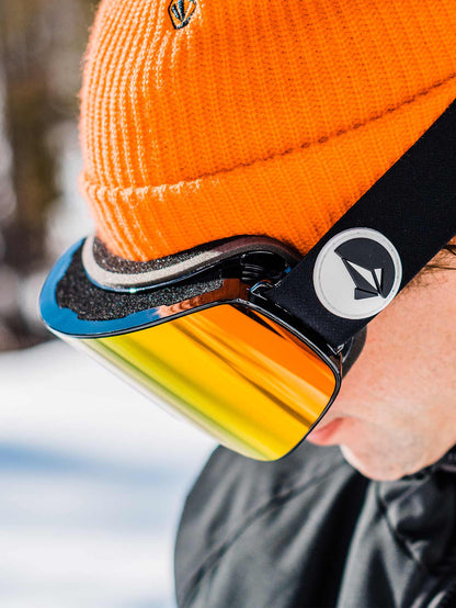 Odyssey Gloss Black Goggle - Red Chrome