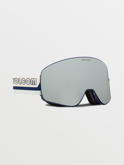 Odyssey Dark Blue/Off White/Sky Goggle - Silver Chrome