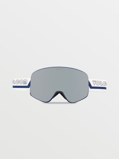 Odyssey Dark Blue/Off White/Sky Goggle - Silver Chrome