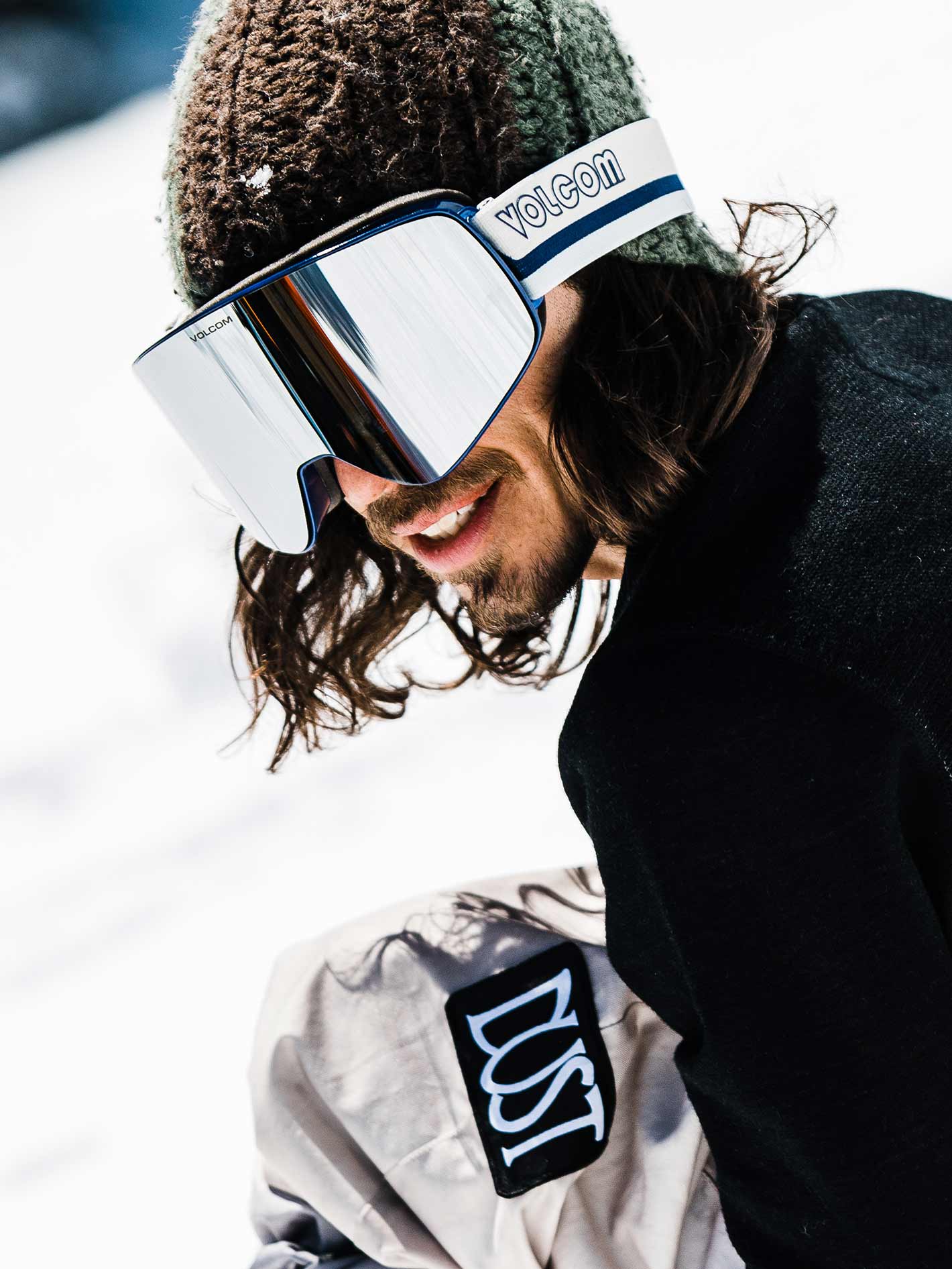 Odyssey Dark Blue/Off White/Sky Goggle - Silver Chrome