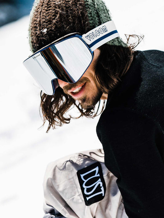 Odyssey Dark Blue/Off White/Sky Goggle - Silver Chrome