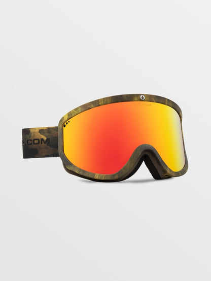 Footprints Camo Goggle - Red Chrome