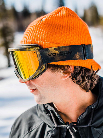 Footprints Camo Goggle - Red Chrome