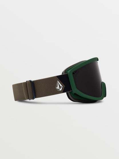 Footprints Dark Teek/Forest Green Goggle - Bronze