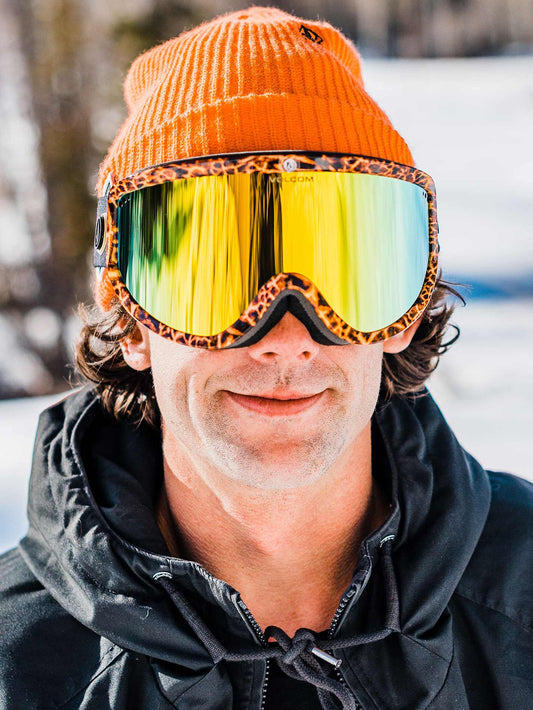 Footprints Giraffe/Black Goggle - Gold Chrome