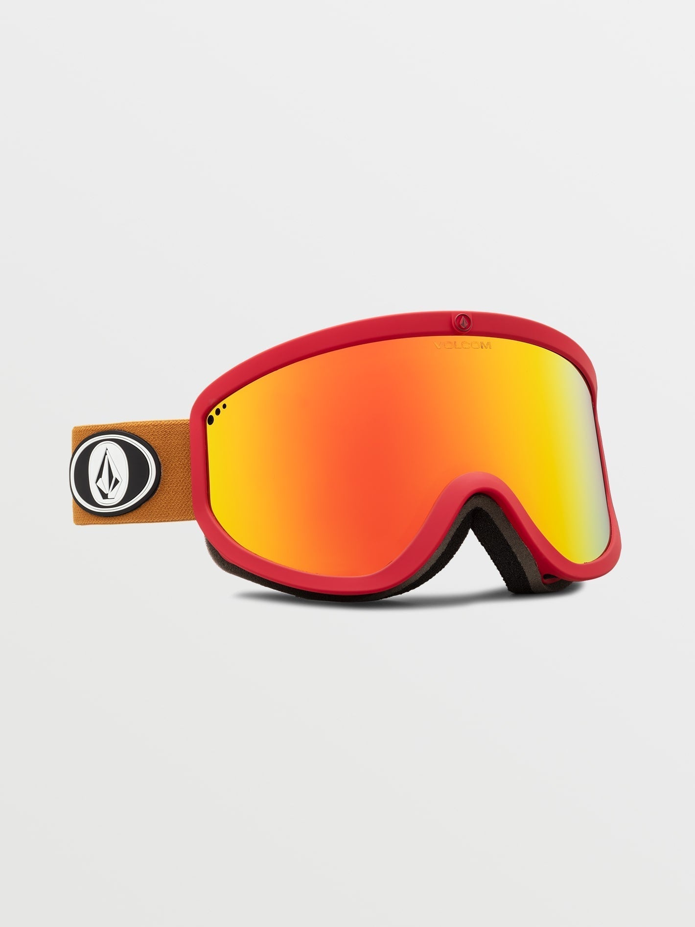 Footprints Red/Charamel Goggle - Red Chrome