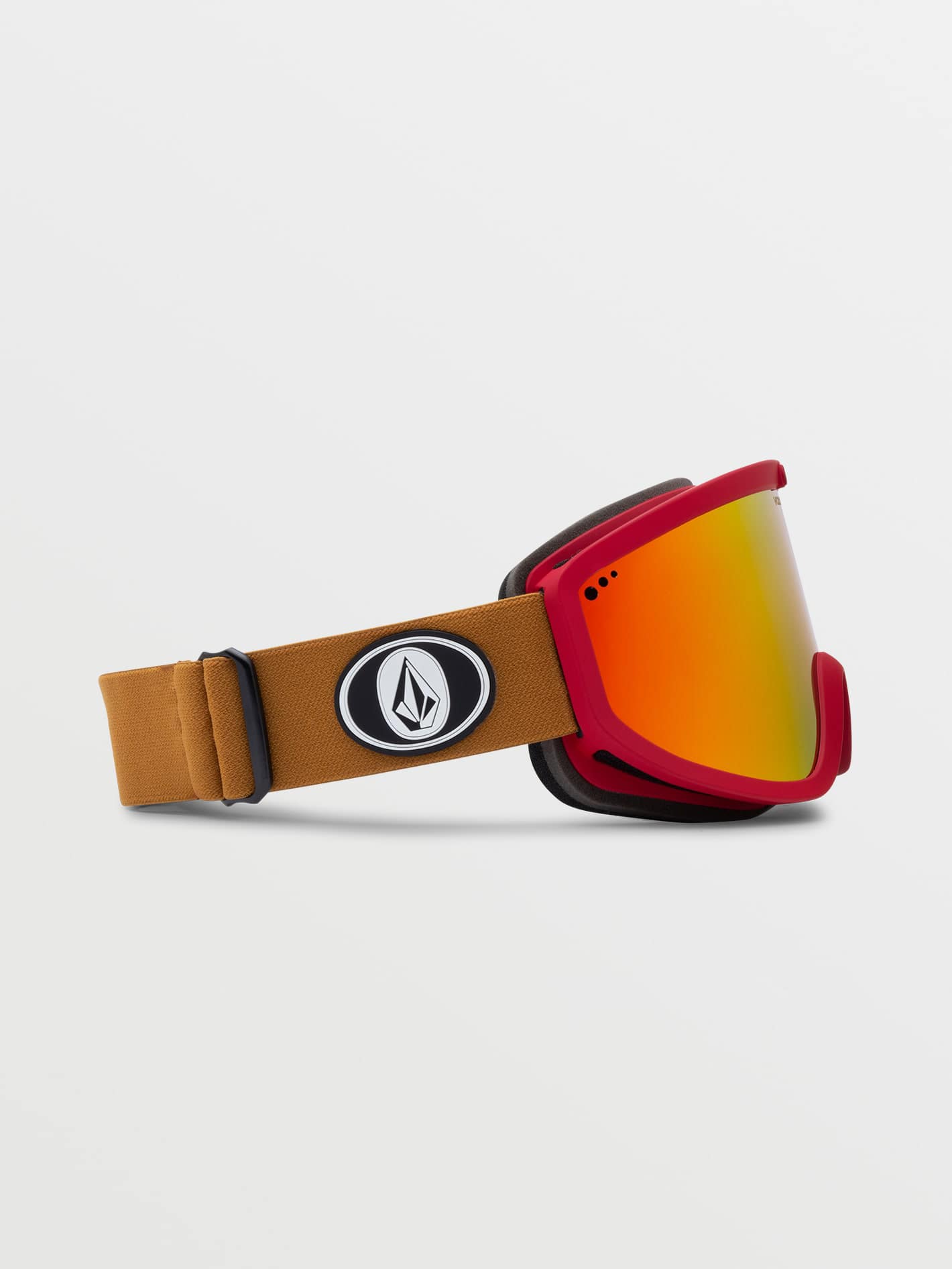 Footprints Red/Charamel Goggle - Red Chrome