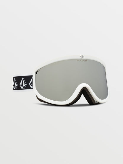 Footprints White Rerun Goggle - Silver Chrome