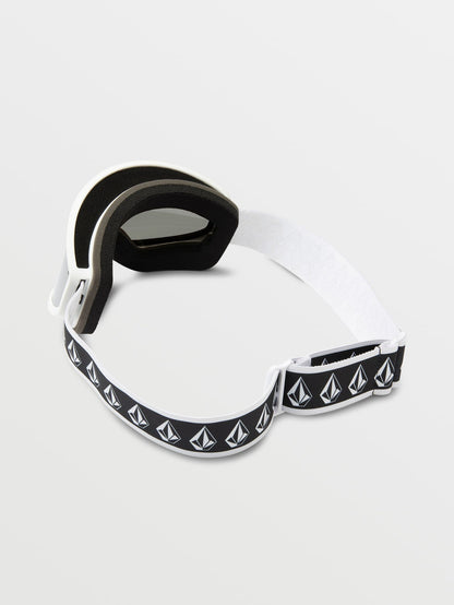 Footprints White Rerun Goggle - Silver Chrome