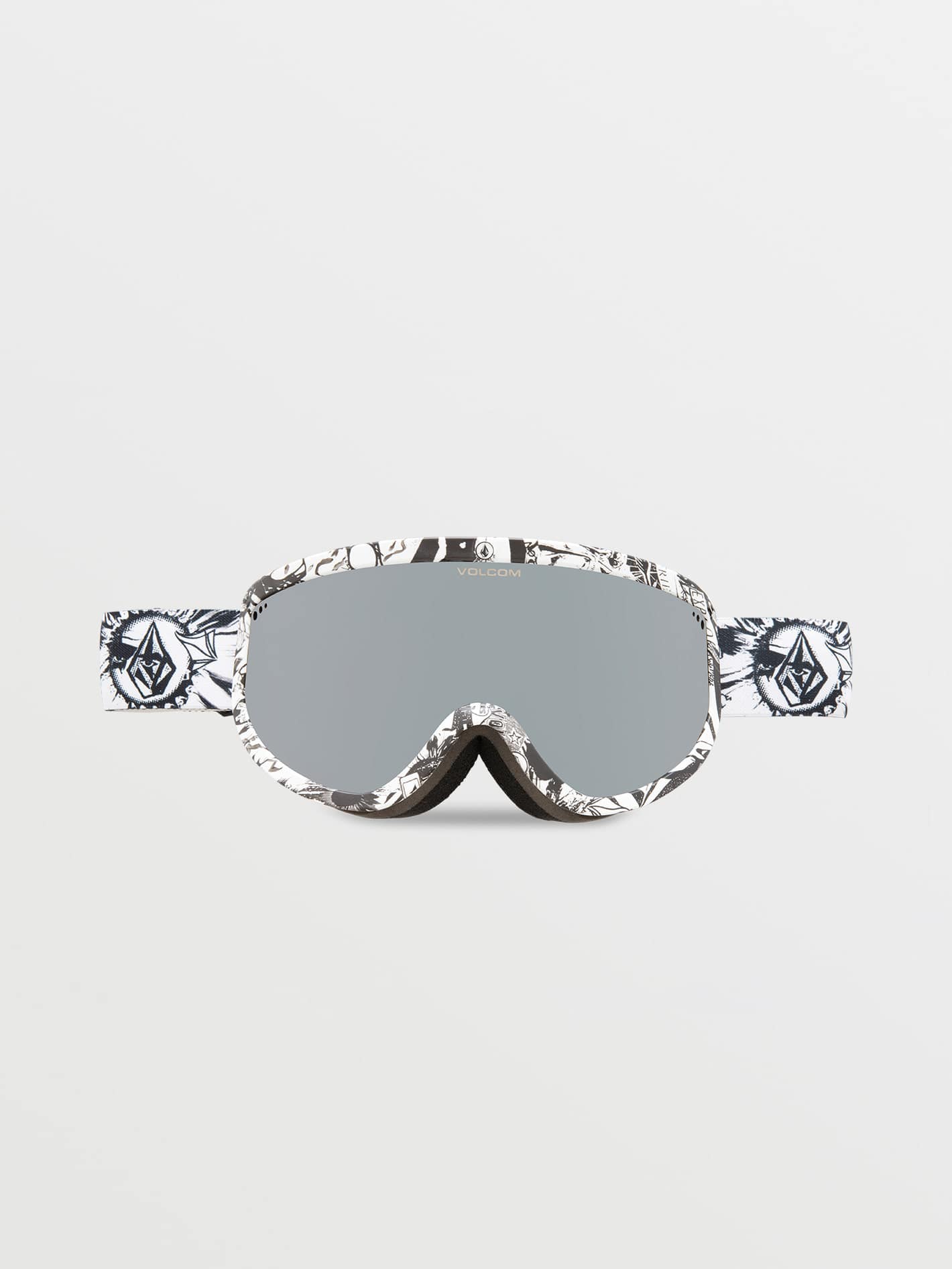 Footprints Op Art Goggle - Silver Chrome