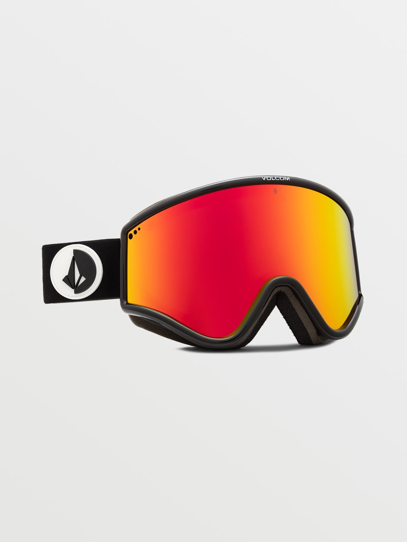 Yae Gloss Black Goggle - Red Chrome
