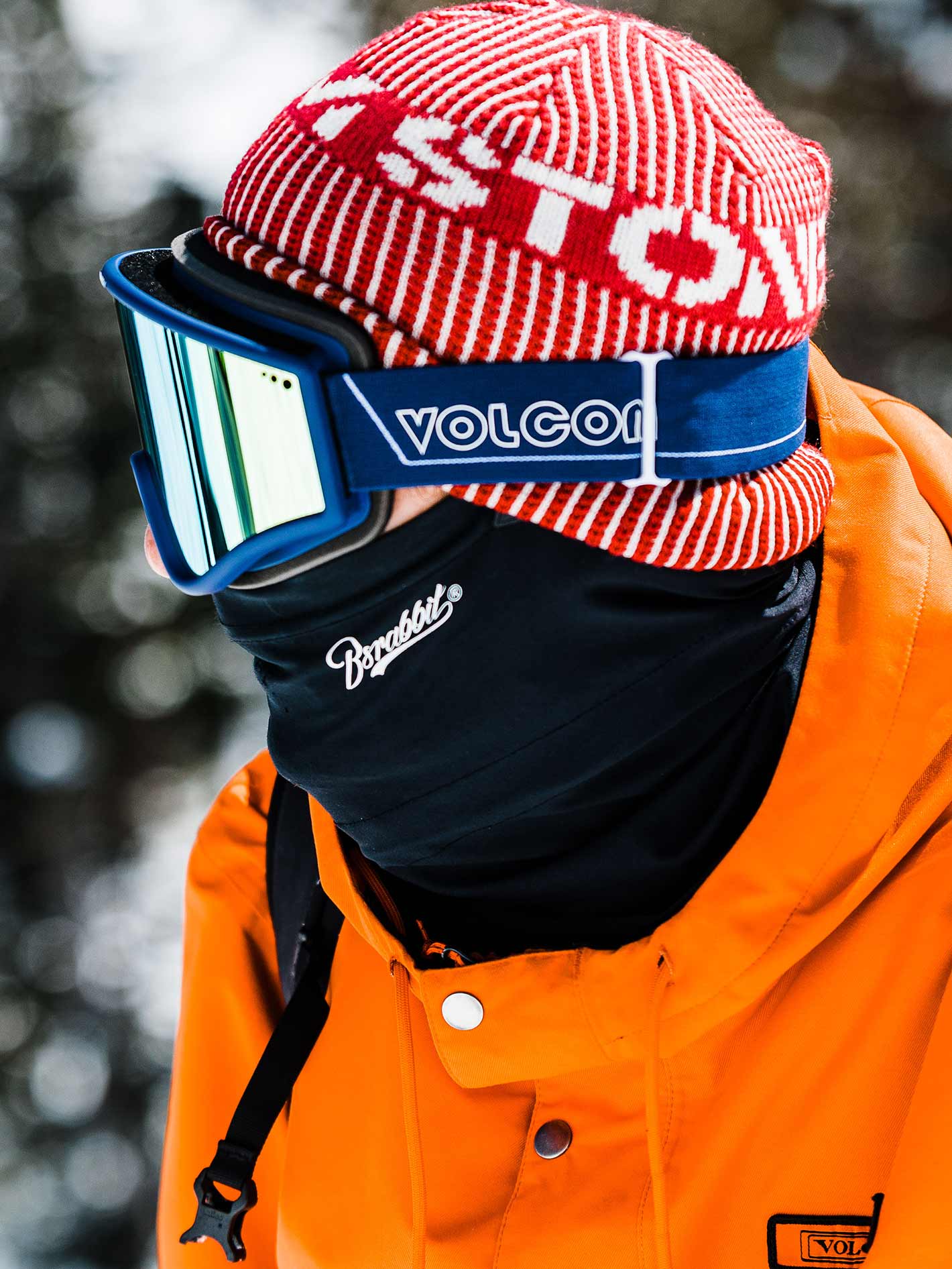 Yae Dark Blue/White Goggle - Gold Chrome